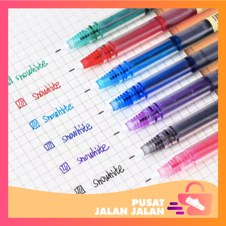 

PJJ - S5944 Pena Cair Warna Warni 12 in 1 / Pulpen Gel Cair untuk Sekolah / Alat Tulis Kantor Sekolah / Pena Gel 0.5 mm 12 in 1