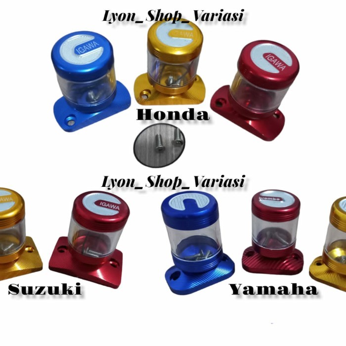 

Tutup Stempel Kaca Transparan Suzuki Vixion CNC