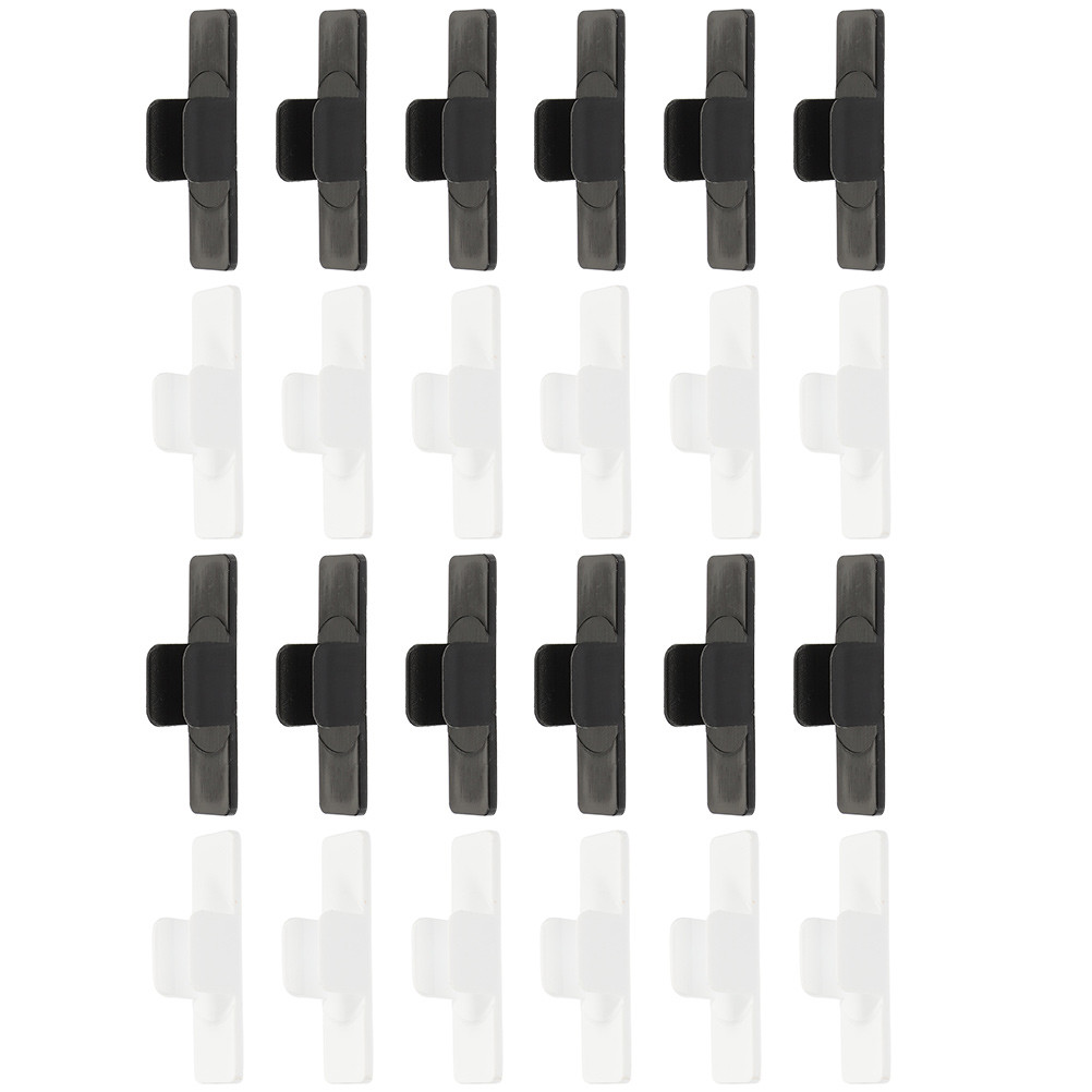 

24 Pcs Penholder Dry Erase Clipboards Pencil Clips Plastic Clamps Holders Portable Marker Office