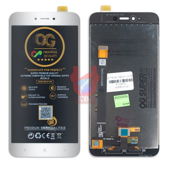 LCD XIAOMI REDMI NOTE 5A 5 A - LCD TOUCHSCREEN REDMI NOTE 5A PRIME DIGITIZER COMPLETE ORIGINAL