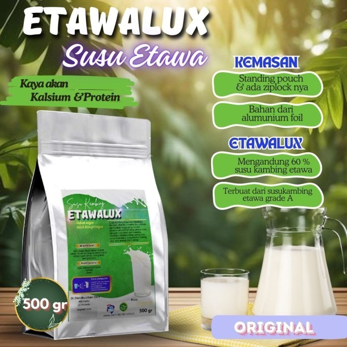 

etawalux susu kambing etawa grade A 500 gr rasa original