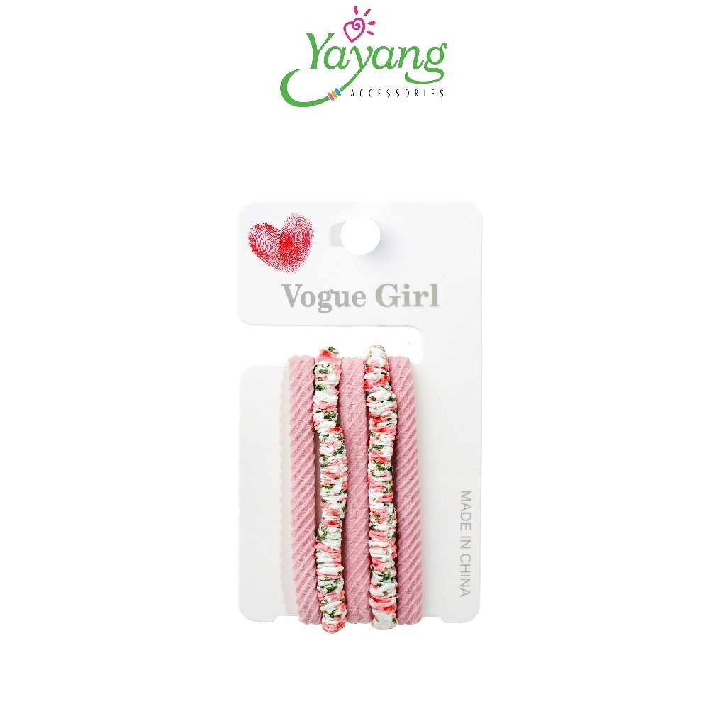 YAYANG Ikat Rambut Flower Set 5 - Ikat Rambut Bunga Elastis -  NAR0395
