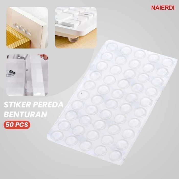 

TRFF Stiker Benturan Bumper Silicone Bulat Hemispherical 100 PCS FCZLJS