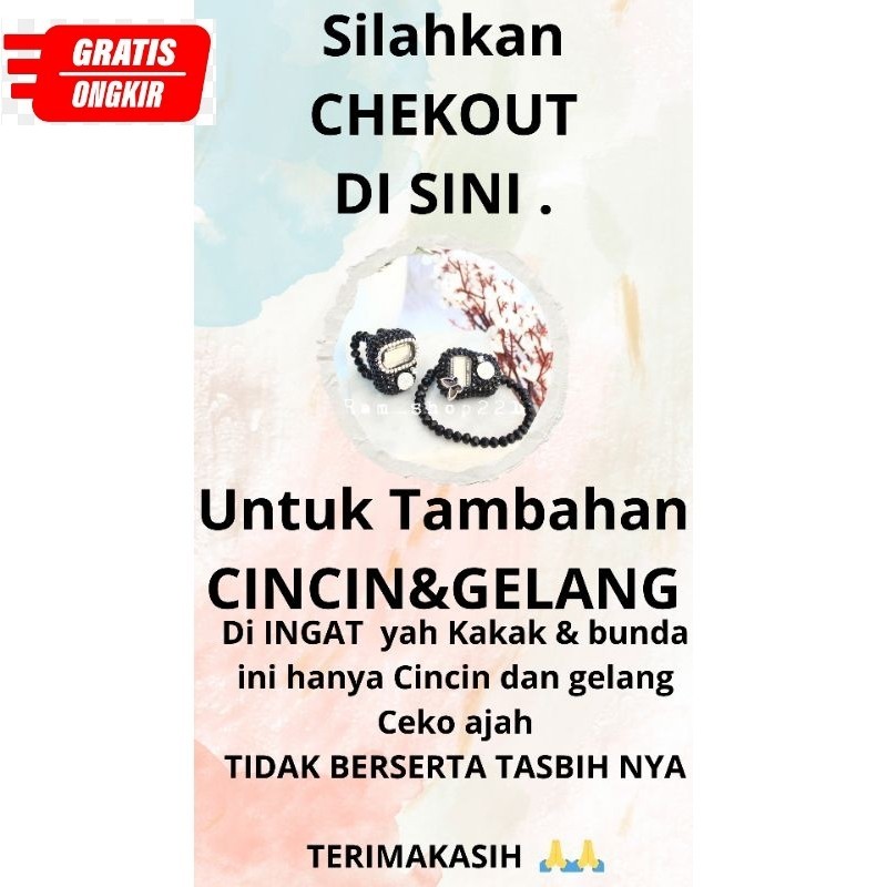 TAMBAHAN PELENGKAP TASBIH DIGITAL SWAROVSKI  HANYA GELANG CRYSTAL TASBIH DIGITAL SWAROVSKI // CRYSTA