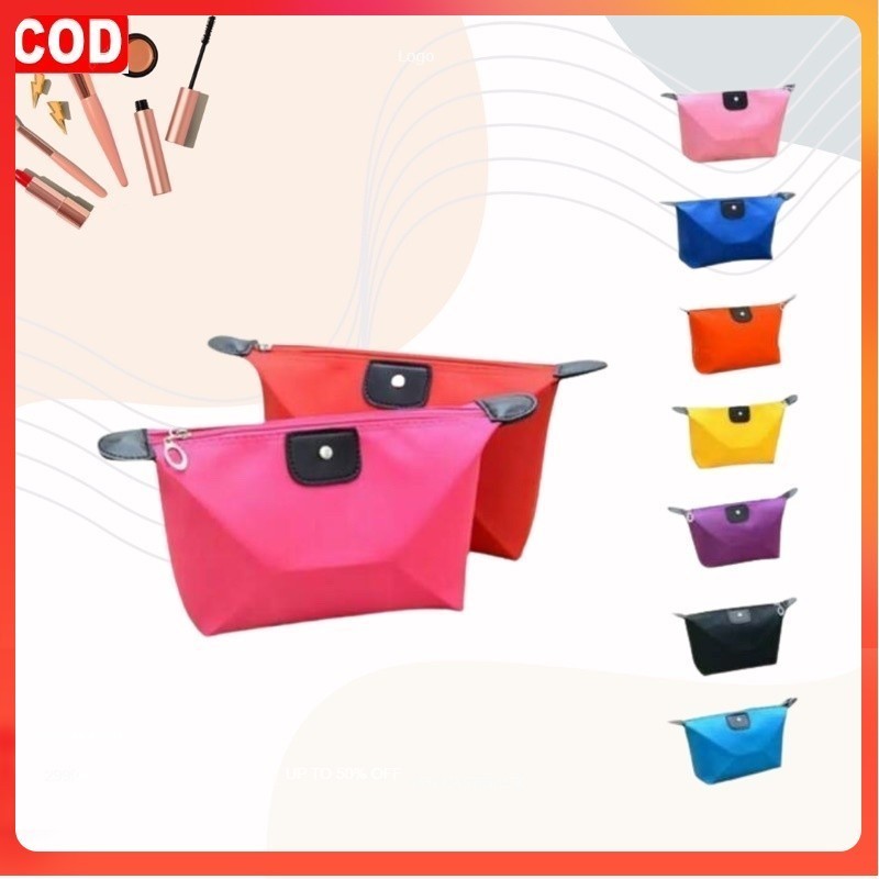 Tas Pouch Kosmetik Wanita Polos/Sovenir Pouch Pernikahan