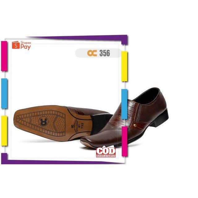 UKURAN SIZE 37 38 39 40 41 42 43 44 45 / COD SEPATU PANTOFEL KANTORAN PRIA/ KULIT ASLI/ ODON CIBADUY