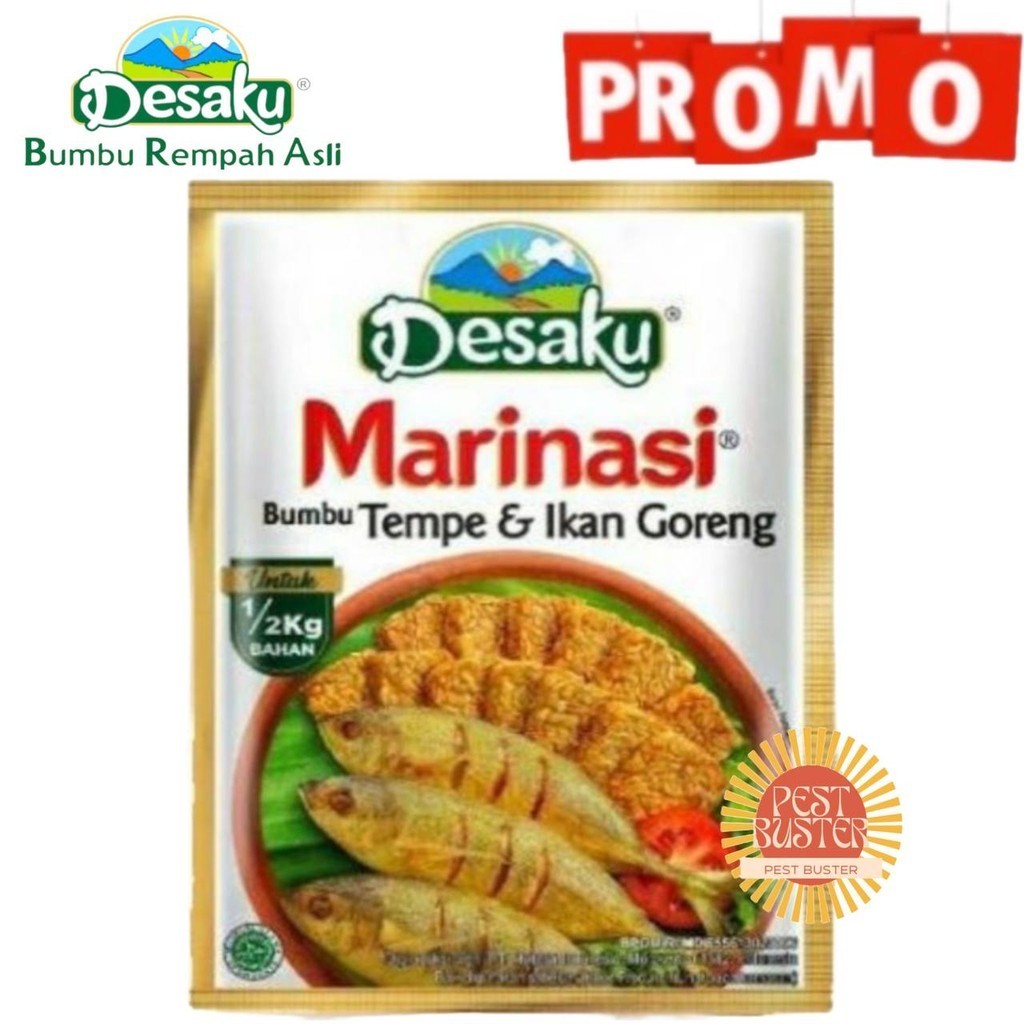 

Marinasi Bumbu Dapur Instan Desaku 15gr Tempe dan Ikan Goreng Bumbu Jadi Praktis