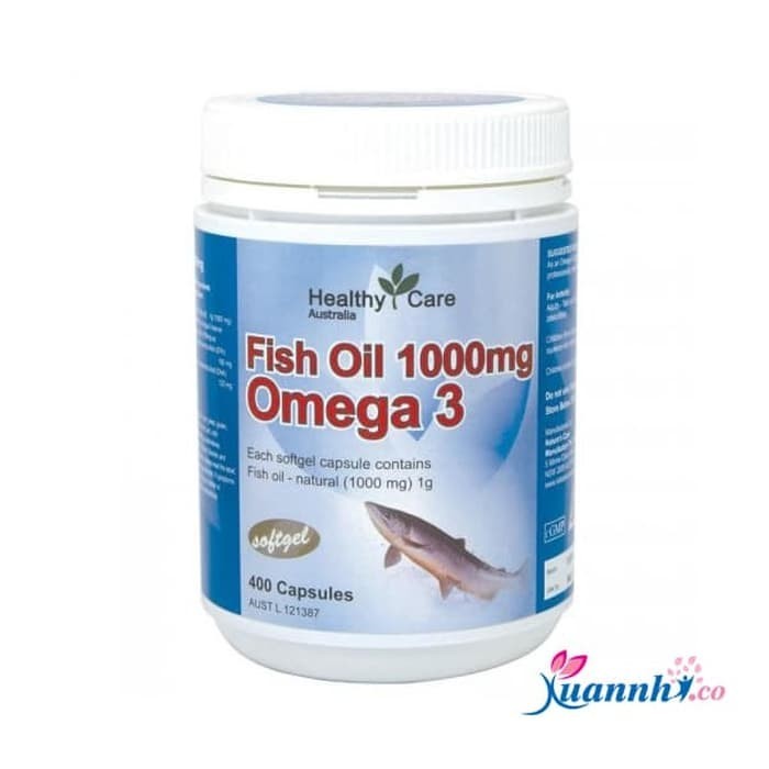 Healthy Care Fish Oil 1000mg, 400 Capsules