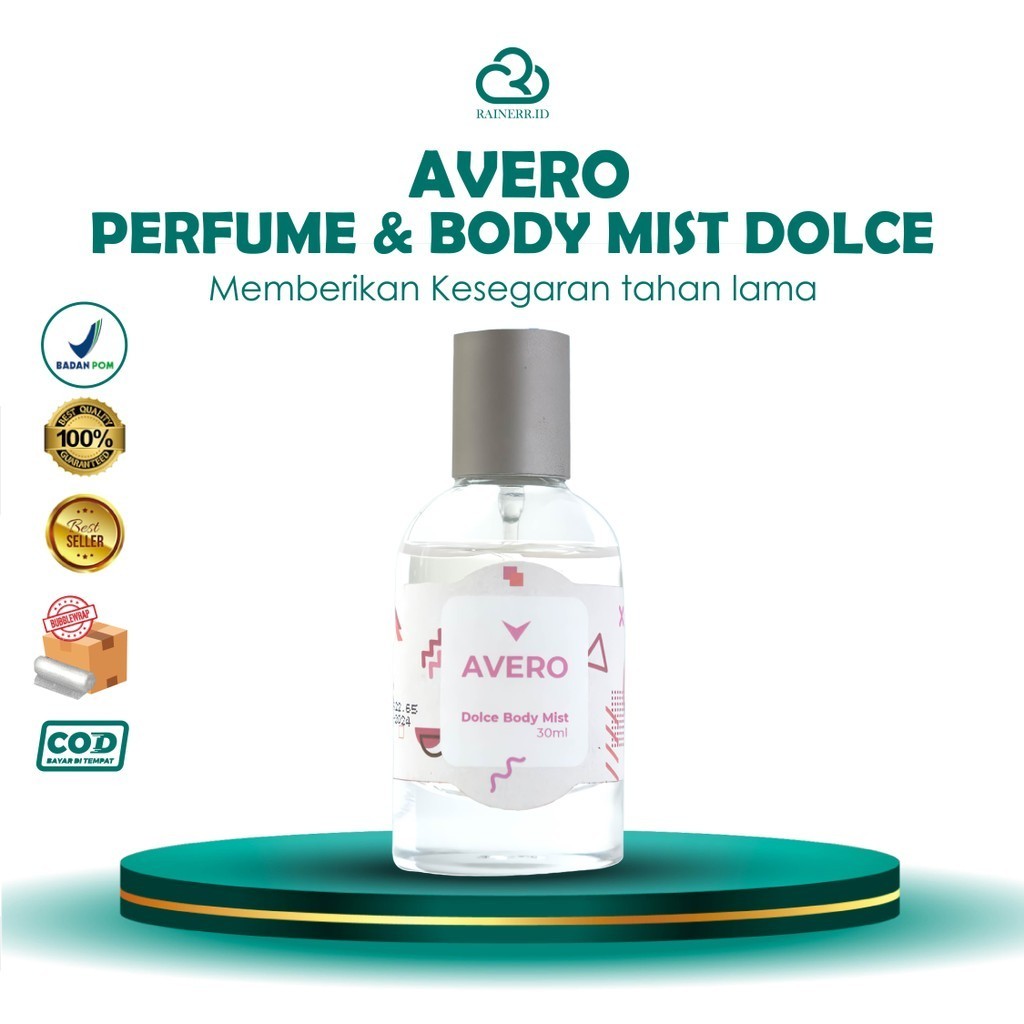 Avero Parfume Body Mist - Dolce Sweet - BPOM - 30ml Avero - rainerr