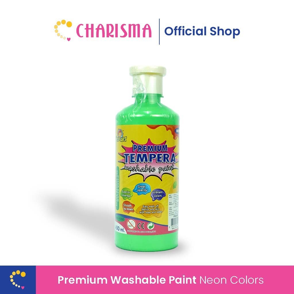 

Charisma Kidart Premium Washable Paint - Cat Neon 450ml - 91433