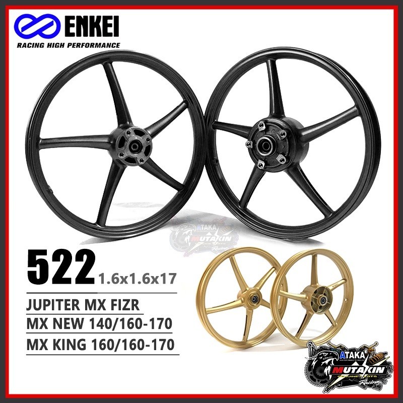ENKEI sp 522 racing velg ring 17 pelek YAMAHA mx king VIXION new Jupiter mx old rx king vega zr FIZR