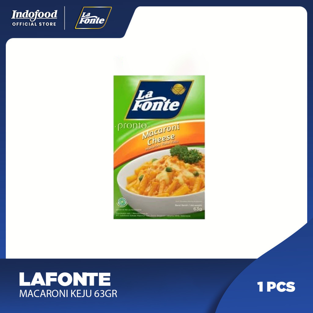 

[GIMMICK] 1 Pc - La Fonte Macaroni Keju 63gr