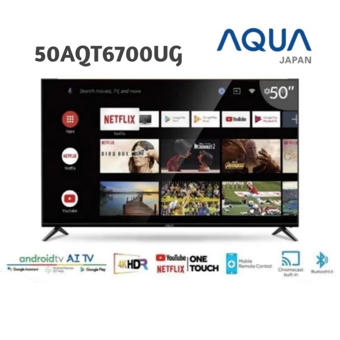 AQUA LE50AQT6700UG / 50AQT6700UG 4K ANDROID TV 50 inch