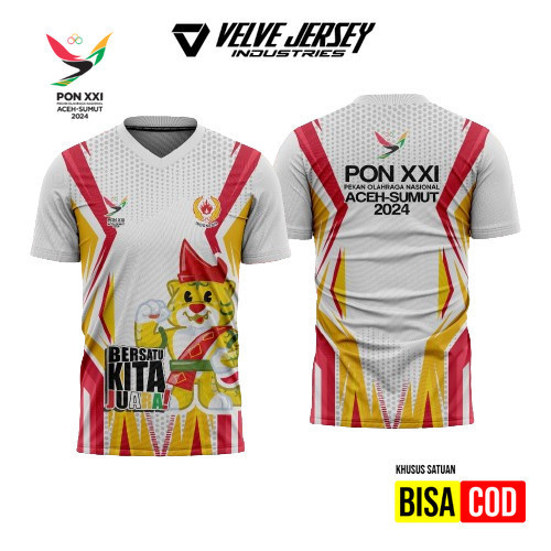 Velve Jersey Industries -  Jersey PON XXI 2024 | CUSTOM JERSEY PON ACEH 2024 JERSEY PEKAN OLAHRAGA N