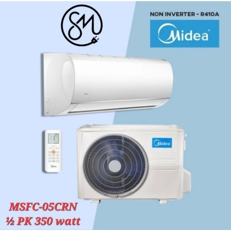Promo AC Midea 1/2 PK MSFC-05CRN2 (O) 05CRN2 0,5 MSFC05CRN2X low watt