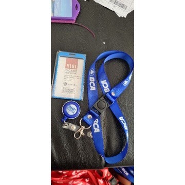 paket nametage lanyard bca ekslusif