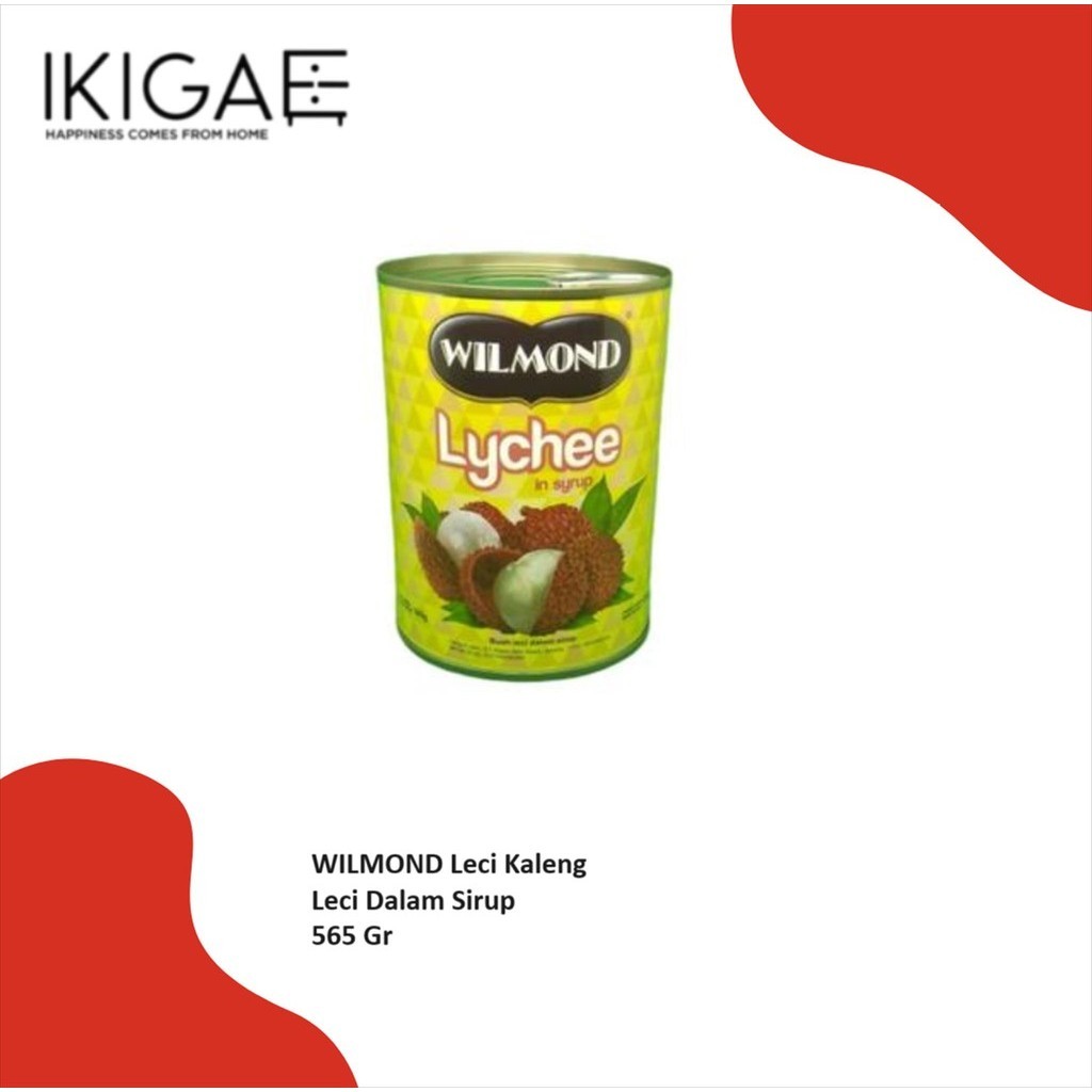 

WILMOND LYCHEE IN SYRUP / BUAH LECI DALAM SIRUP KEMASAN KALENG 565 GR