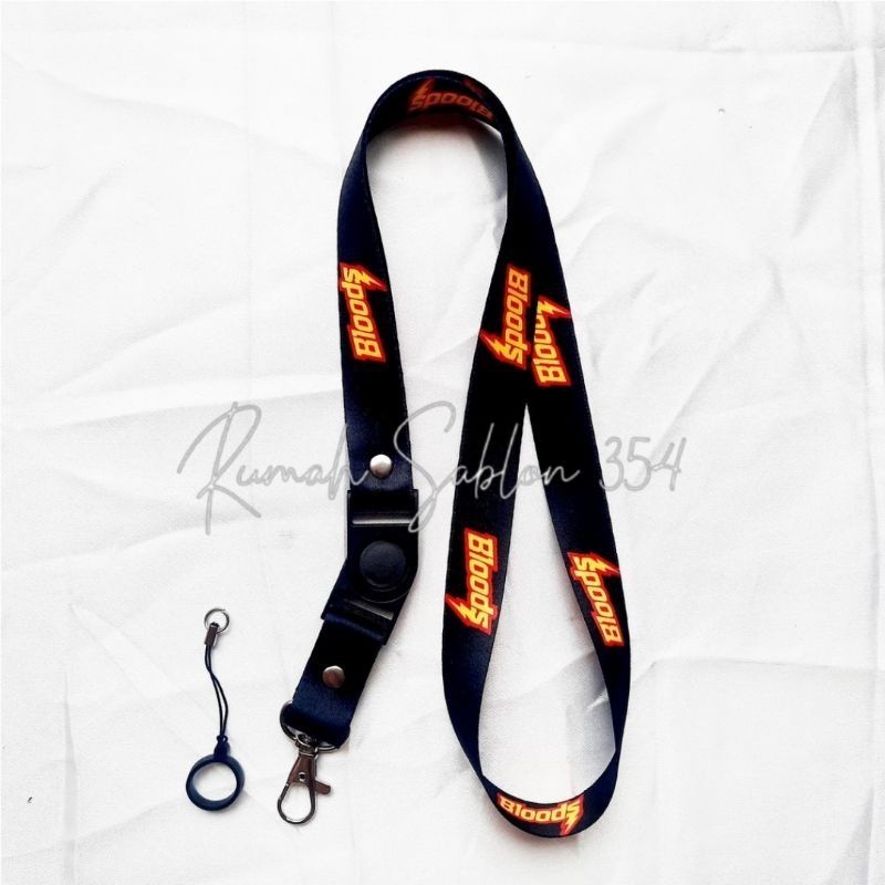 

LANYARD BLOODS DISTRO GANTUNGAN HANDPHONE / ID CARD / NAME TAG / KUNCI / POD / BEST SELLER