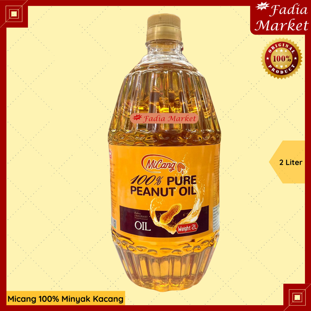 

MiCang Peanut Oil 100% Minyak Kacang 2 Liter