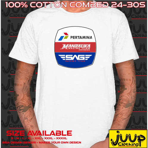 kaos baju pakaian pria dan wanita PERTAMINA MANDALIKA SAG CJ.52