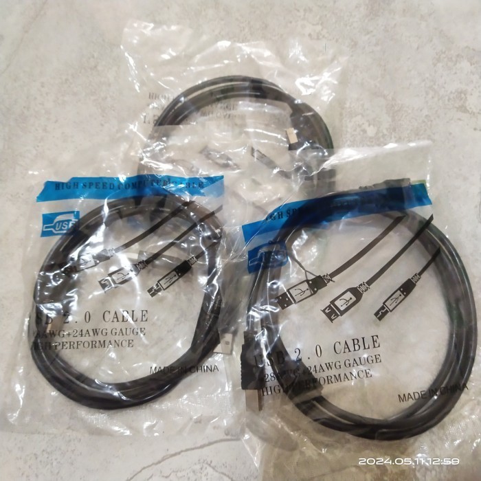 Kabel usb printer panjang 1.5 meter