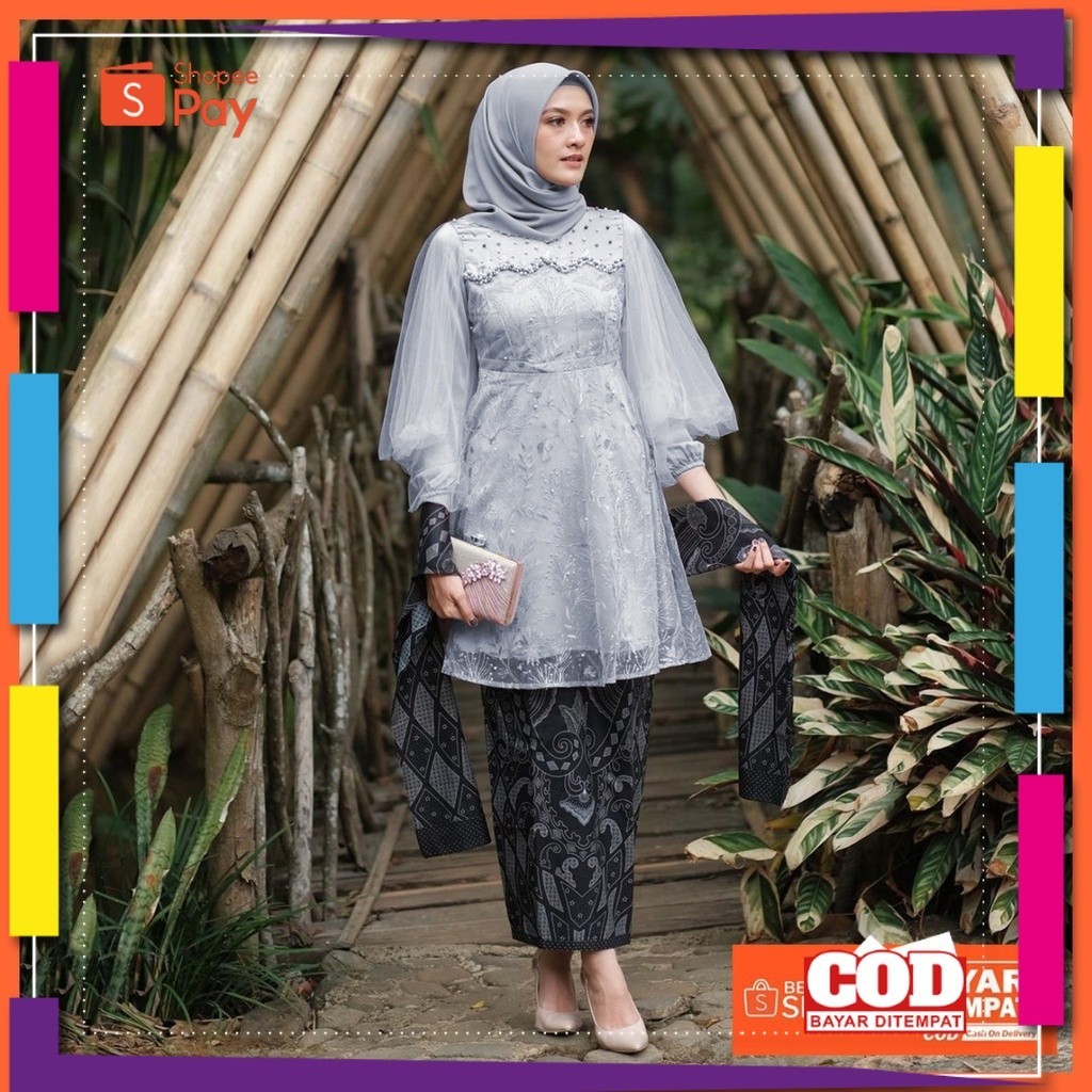 KAIN LEMBUT HALUS ADEM TEBAL / Kebaya Brukat Kebaya Modern Kebaya Tunangan Kabaya Kondangan Kebaya L