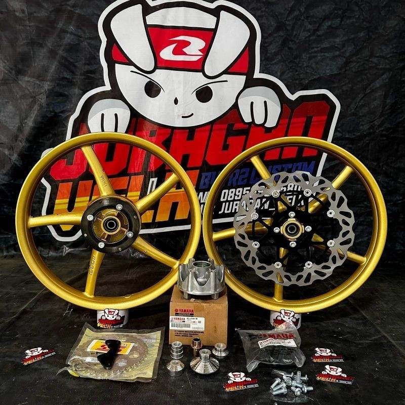 wheelset velg copy rcb merk VROSSI sanca pnp crf dtrackek klx wr gtr cbr cb150r old cb150r tiger rev