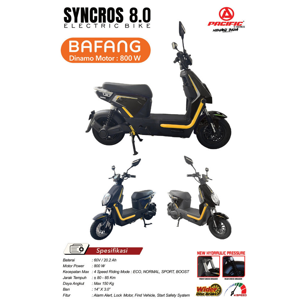 PACIFIC EBIKE SYNCROS 8.0