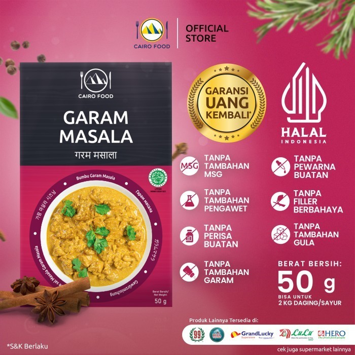 

Promo Terbatas - sukron_86 Bumbu Garam Masala - Cairo Food