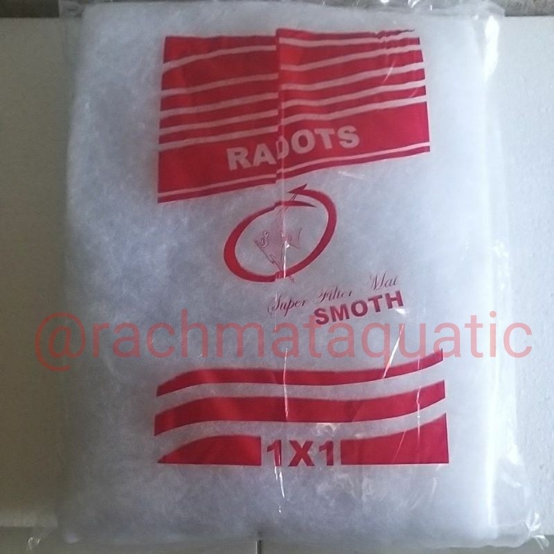 Kapas filter aquarium 1x1 meter. Busa Filter aquarium
