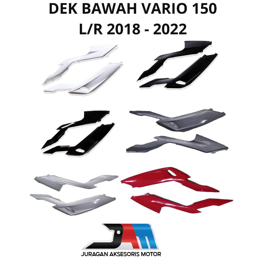 jrg cover dek bawah samping kanan kiri vario 125/150 new 2018-2022