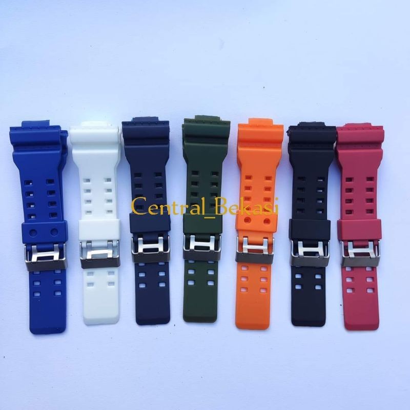 TALI JAM CASIO G-SHOCK GA100 GA110 G8900 ORIGINAL OEM RUBBER STRAP GA 100 GA 110 G 8900 FREE PEN