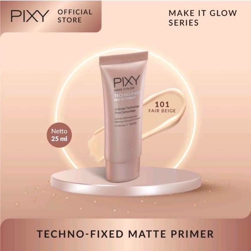 -  Pixy Make It Glow Techno Fixed Matte Primer / Primer pixy matte