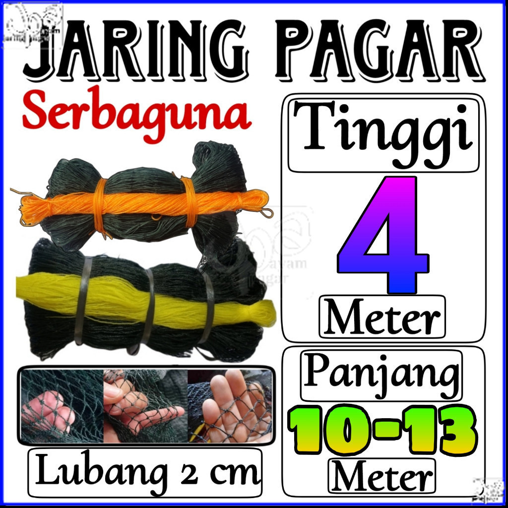 Jaring Ayam Lubang 2 cm Lebar 4 Meter / Jaring Pagar Ayam / Jaring Kandang Ayam