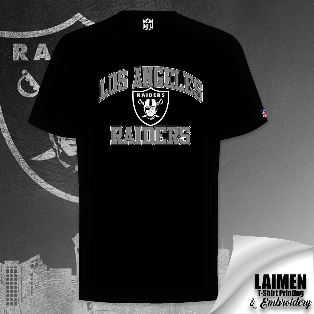 Streetwear Tshirt Los Angeles Raiders 1 Vintage  Cotton High Quality Unisex T-shirt
