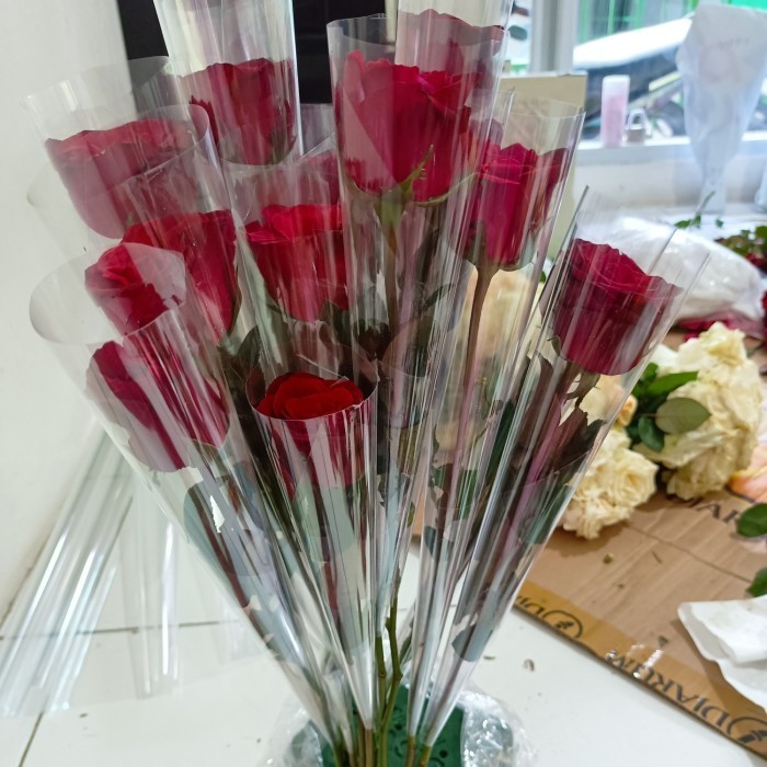 buket bunga mawar 1 tangkai rose