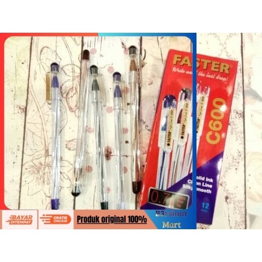 

[[KUALITAS TERBAIK]] Pulpen Faster C600 COD