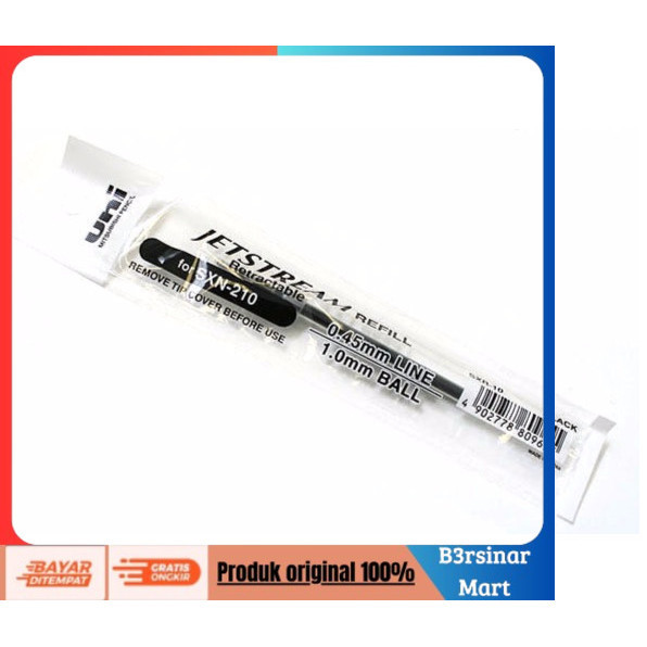 

[[KUALITAS TERBAIK]] UNI SXRC1 " Jetstream Ballpoint Pen Refill 1.0 mm " Hitam COD