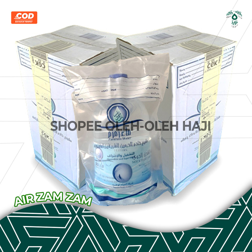 

Air Zamzam 5Liter Original Barcode Oleh-oleh Haji dan Umroh