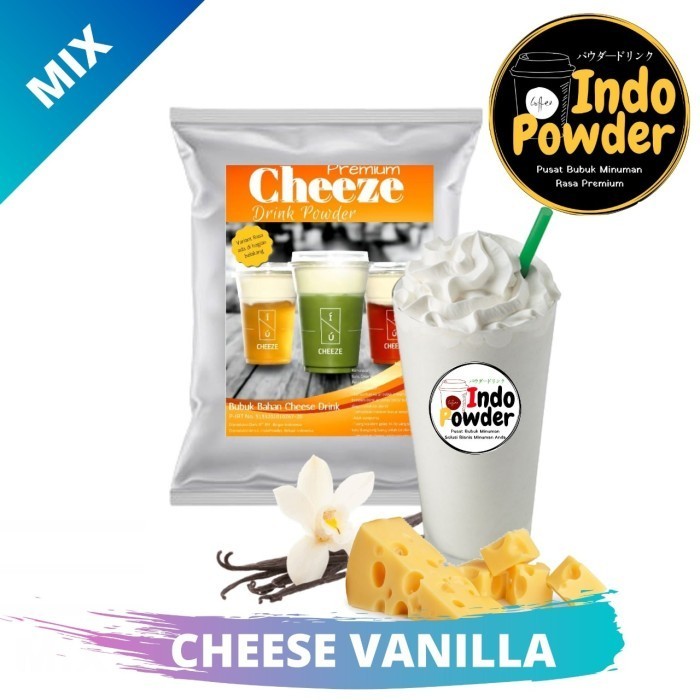 

[Aneka Rasa] Bubuk Minuman aneka rasa CHEESE VANILA 1kg - Bubble Drink - Indopowder