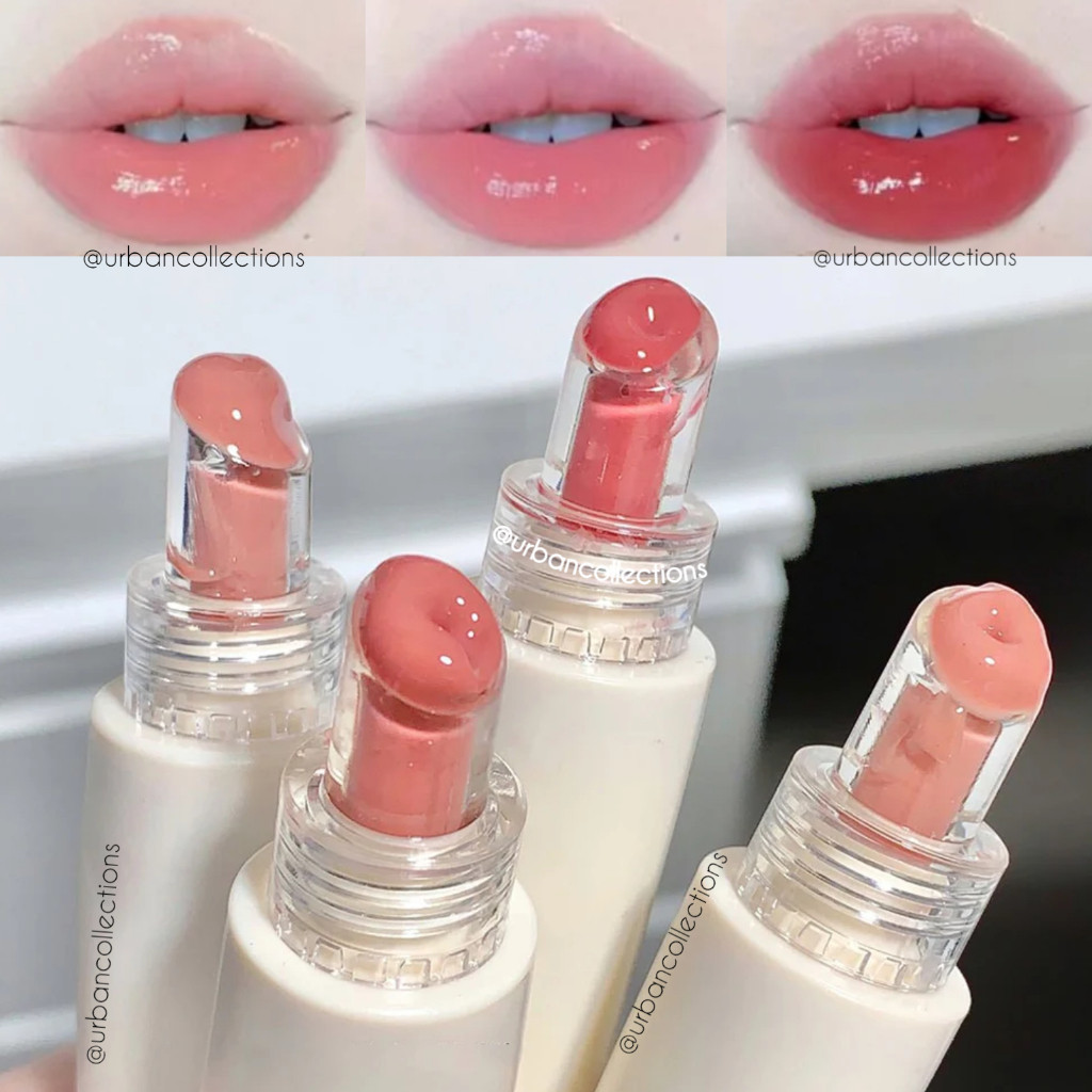 KEKE MOOD Lip Jelly Glass Lip Balm Water Lip Gloss Glass Lip Gloss Glossy LipGloss Mirror Lipstick J