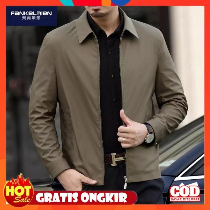 BAHAN HALUS ADEM TEBAL / JAKET KATUN PRIA FORMAL SEMI JAS KANTORAN BAHAN KATUN DRILL KANVAS ORIGINAL