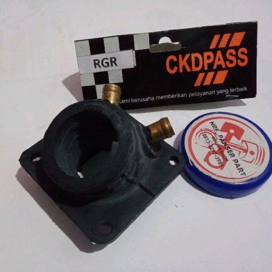 MANIPUL KARBURATOR RGR /MANIFUL INSULATOR INTEK/INTAKE MANIFOLD CARBURATOR/CARBU SUZUKI RGR 150 CKDP