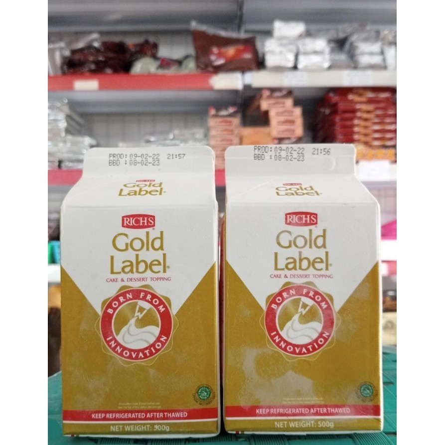 

Best Seller- RICH'S GOLD LABEL 500 gr