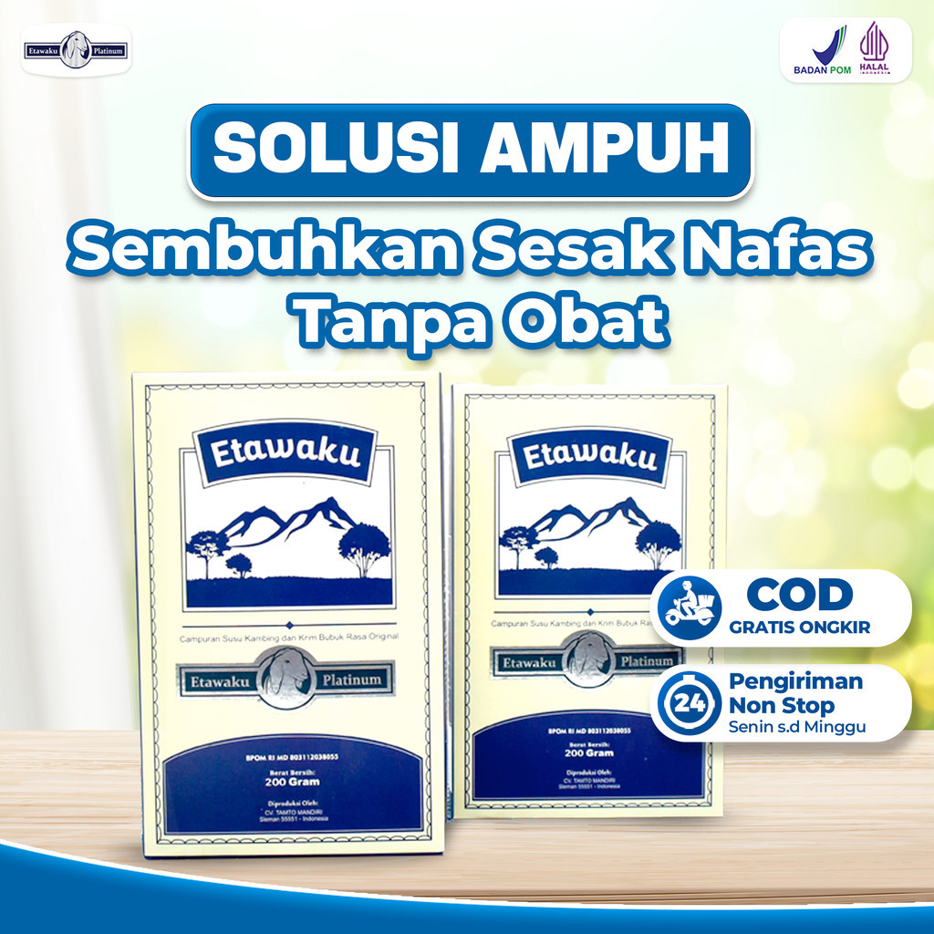 

Etawaku Platinum Susu Bubuk Kambing Etawa Asli 200gr