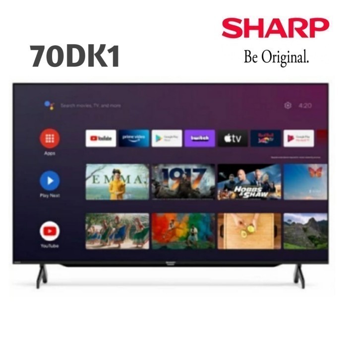 SHARP LED TV 70DK1 / 4T-C70DK1 / 4T C70DK1 4K ANDROID TV 70 inch