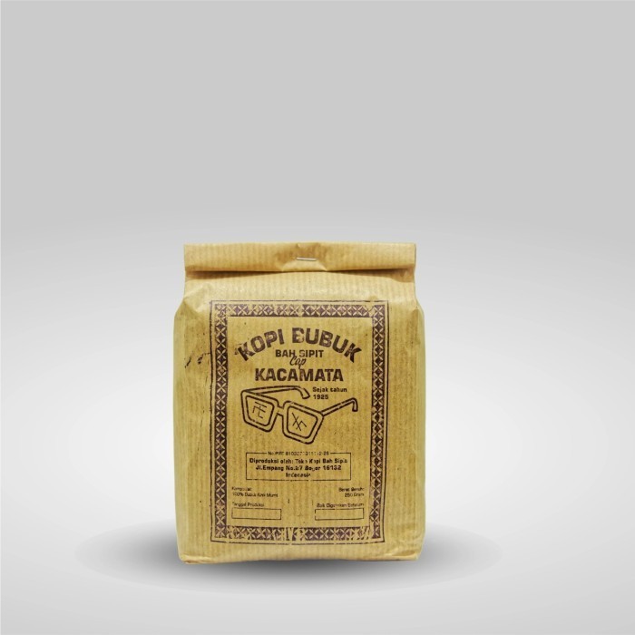 

Best Seller- Kopi Bubuk Bah sipit cap kaca mata 250 gram