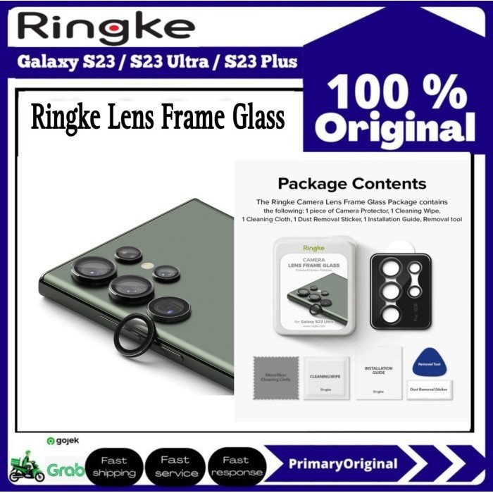 Lens Camera Samsung Galaxy S23 Ultra Plus Ringke Lens Frame Glass