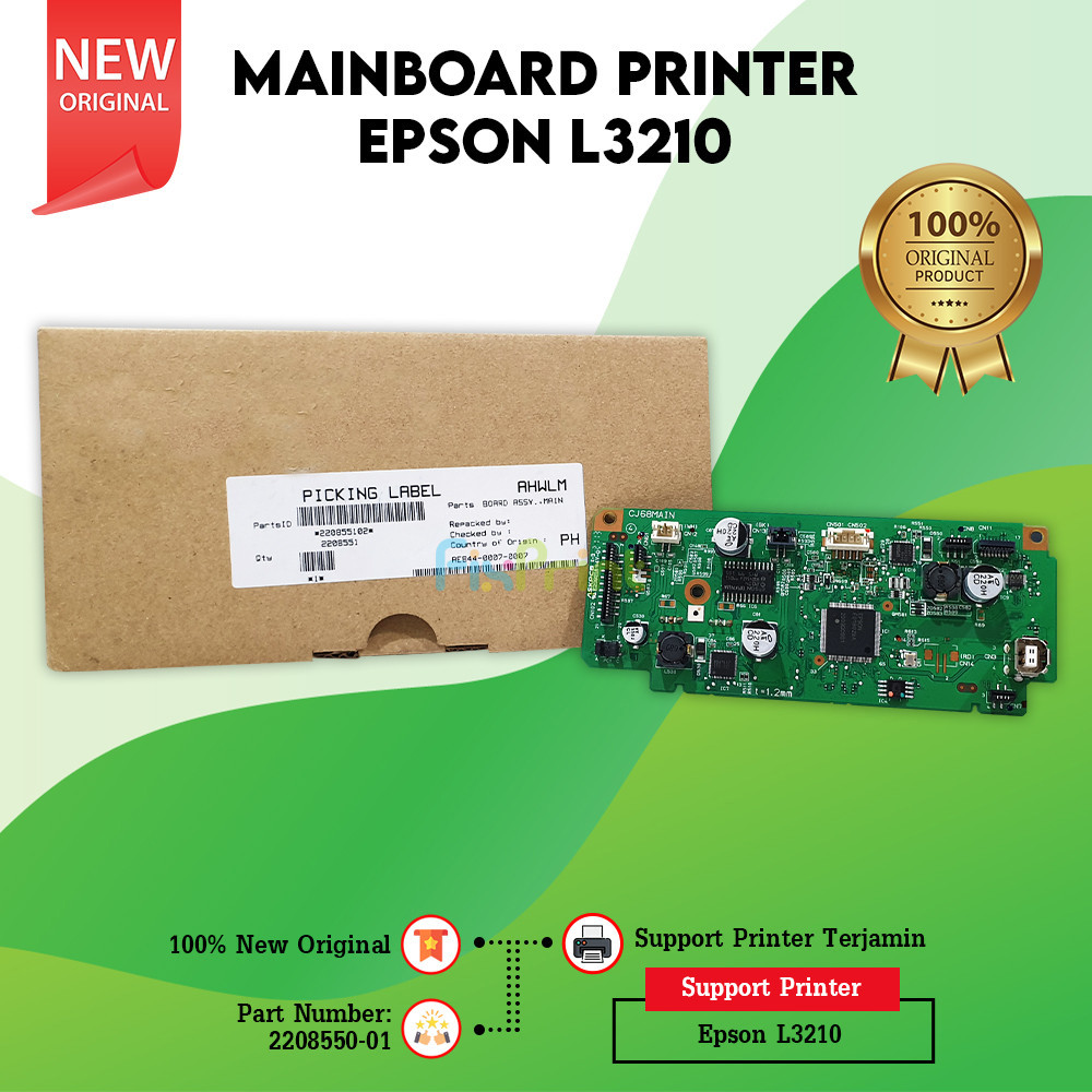 Board Printer L3210 Mobo Printer L3210 Mainboard Printer Epson New Original