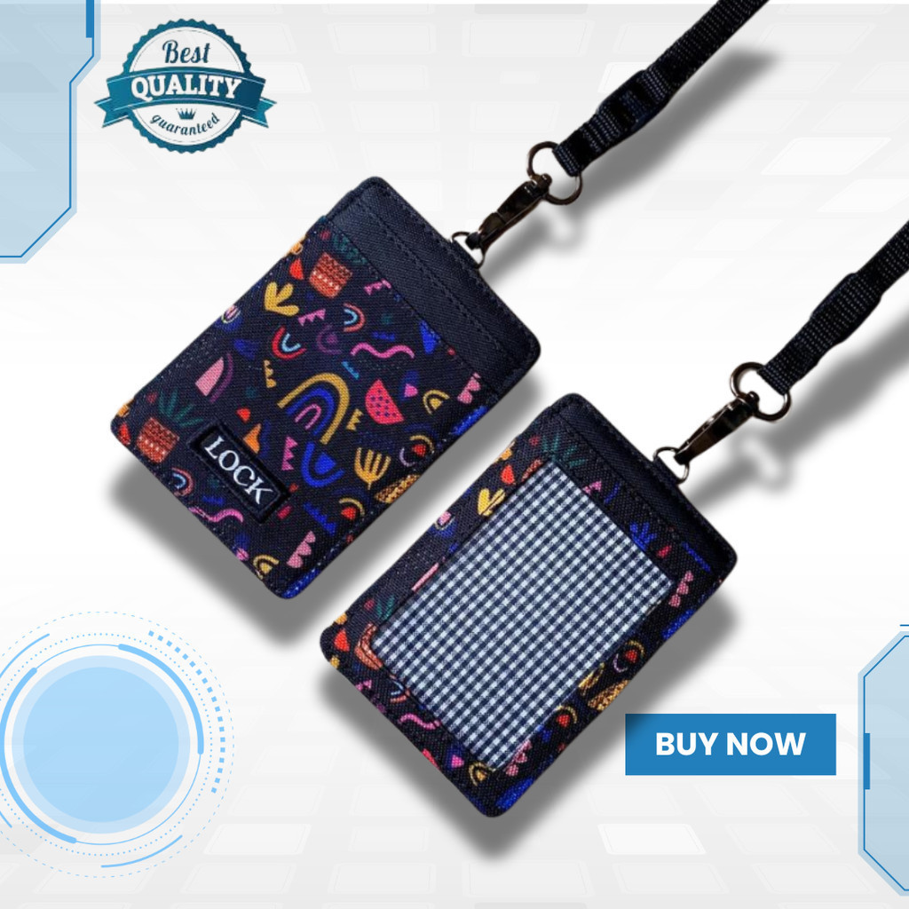 

Lanyard ID Card Holder Kantor dengan Desain Kasual untuk Pria dan Wanita SS34